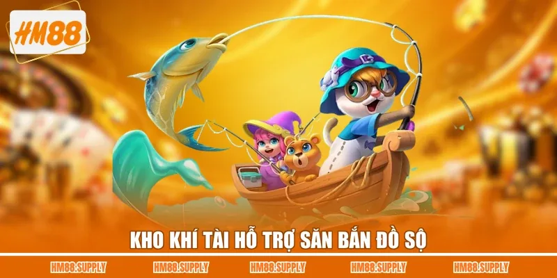 Kho khí tài hỗ trợ săn bắn đồ sộ